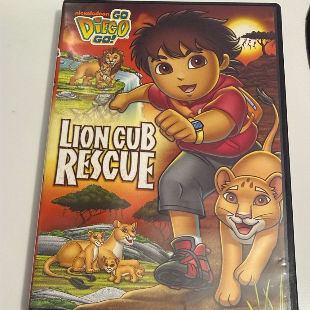 Nickelodeon Go Diego Go! Adventure DVD - Red and Orange